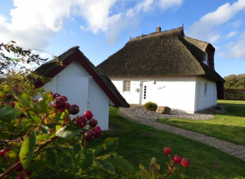 Absolutes "Filet"- Grundstück! Sehr gepflegtes 6 Personen-Ferienhaus unter Reet in Alleinlage!